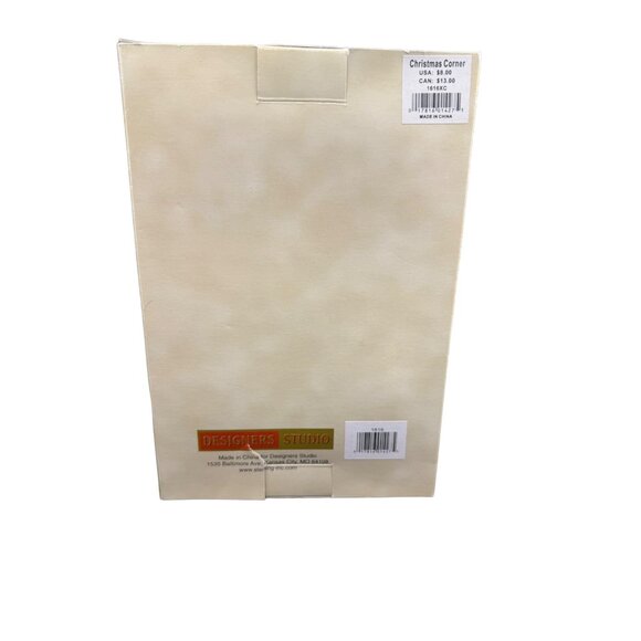 Vtg. Designer Studios Handcrafted Glass Christmas Ornaments Set Of 5 in Box - Picture 2 of 5